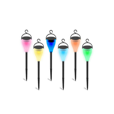 qualité  Outdoor LANDSCAPE Hesoray Landscape Color Changing Waterproof LED Hanging Plastic Solar Garden Pathway Light usine